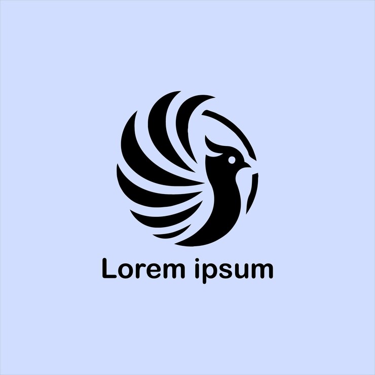 un estudio de logotipo de pájaro