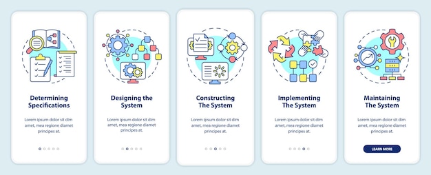 Etapas de desarrollo del sistema de información incorporando la pantalla de la aplicación móvil