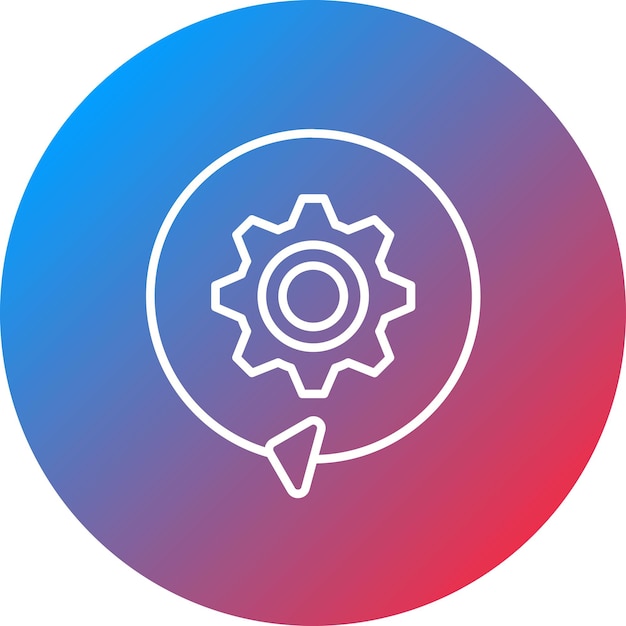 Las etapas de procesamiento de la imagen vectorial del icono se pueden utilizar para la gestión del proyecto