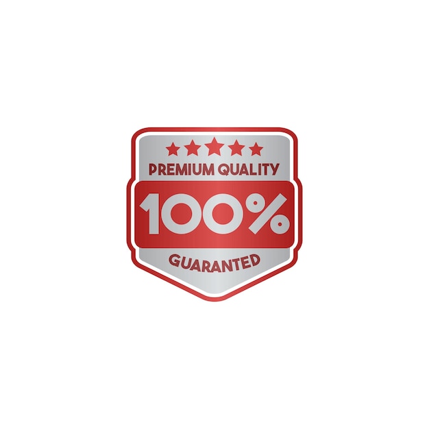 etiqueta de calidad premium garantizada