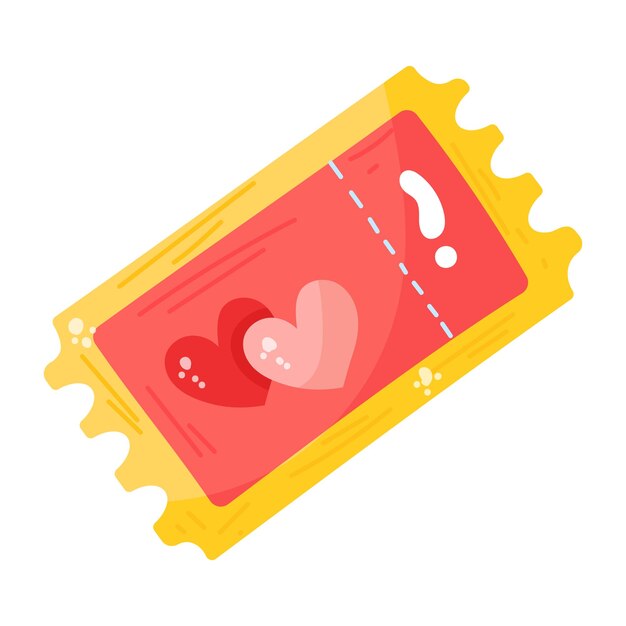 Etiqueta engomada artesanal moderna de billete de amor