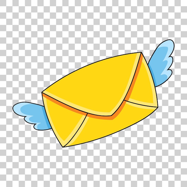 Etiqueta engomada linda del personaje de dibujos animados aislado en el elemento de diseño de fondo transparente