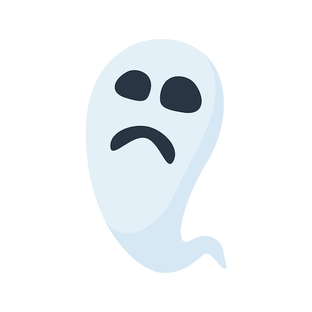 Etiqueta engomada de la nota con el vector fantasma