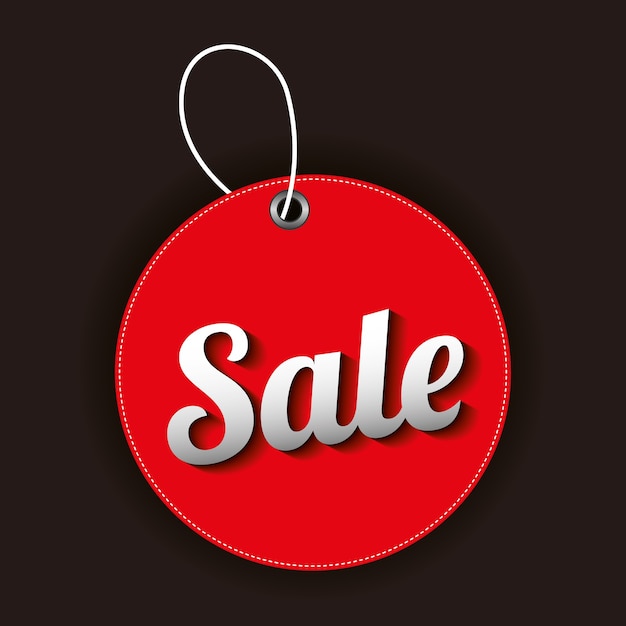 Etiqueta de forma circular de viernes negro con venta de texto sobre fondo negro