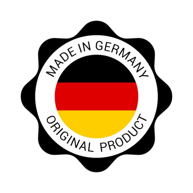 Vector etiqueta de made in germany