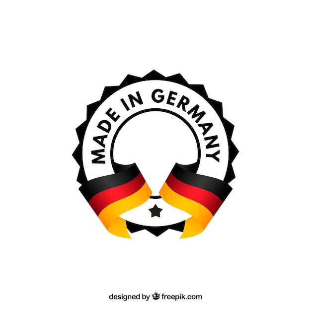 Etiqueta de made in germany