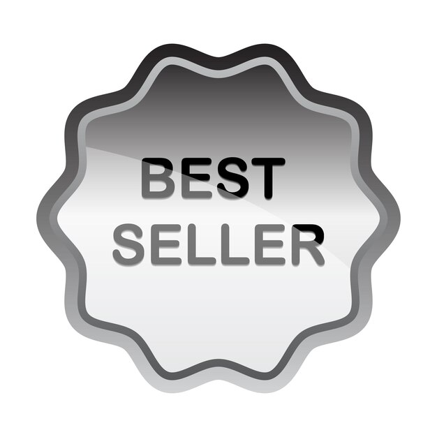 Etiqueta de mejor vendedor