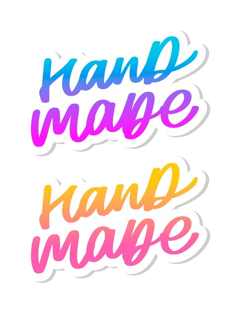 Etiqueta o logotipo con letras ilustraciones planas vectoriales hechas a mano insignia moderna y elegante línea delgada