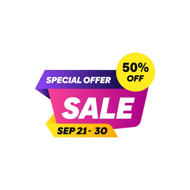 Etiqueta de oferta especial