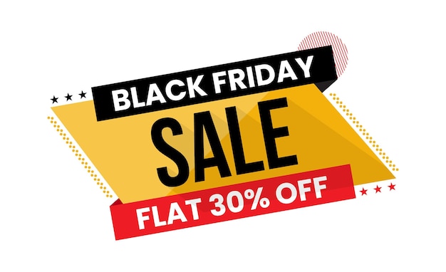 Etiqueta de superventa de viernes negro. Diseño de plantilla de etiqueta de venta de moda de viernes negro