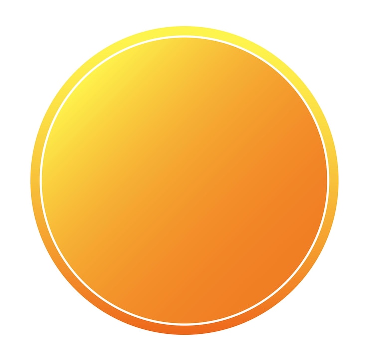 Vector etiqueta de venta de color naranja de cadmio