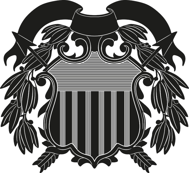 Vector etiqueta vintage con hojas de olivo y flecha, vector de diseño hecho a mano