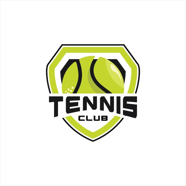 etiquetas de logotipo de tenis ilustración vectorial