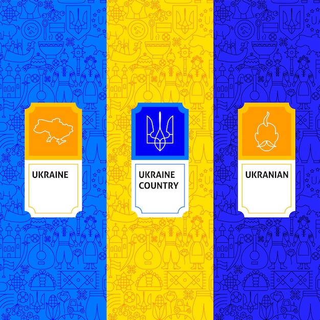 Etiquetas para paquetes de ucrania