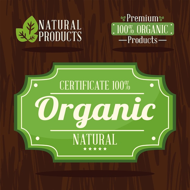 Etiquetas para productos orgánicos