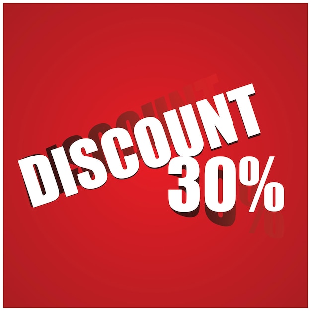 Etiquetas de venta y descuento Concepto de venta formado por etiquetas rojas ideales para ir de compras