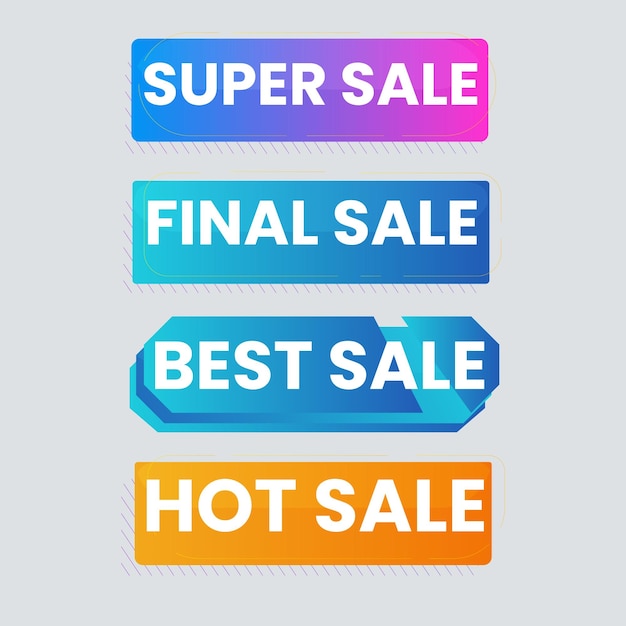 Etiquetas de venta minorista Volante de precio barato mejor oferta precio y precio de venta grande diseño de insignia de etiqueta aislado
