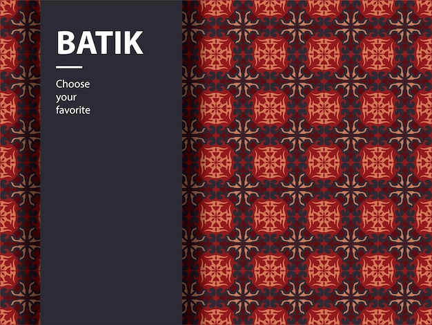 étnico batik vector indonesio patrón moda inconsútil vintage textil abstracto plano cultura arte