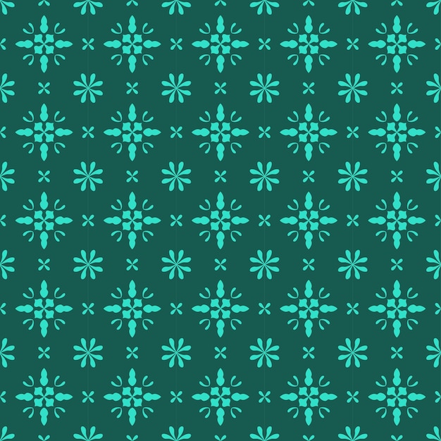 Étnico floral de patrones sin fisuras vector fondo floral