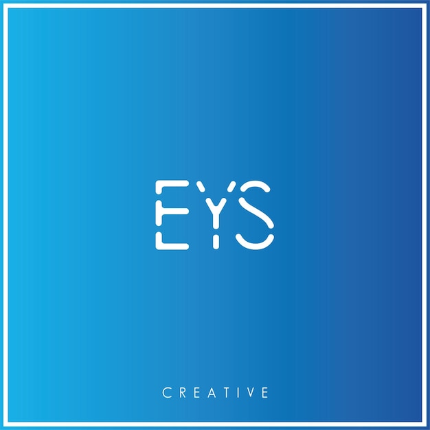 ETS Premium Vector último Diseño del logotipo Diseño creativo del logotipo Ilustración vectorial Logotipo mínimo Monograma