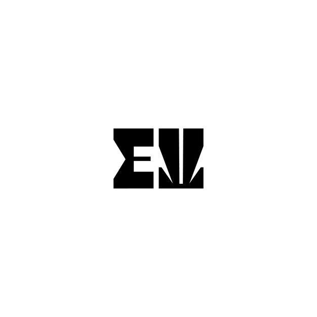 EV monograma logotipo diseño carta texto nombre símbolo monocromo logotipo alfabeto carácter simple logotipo