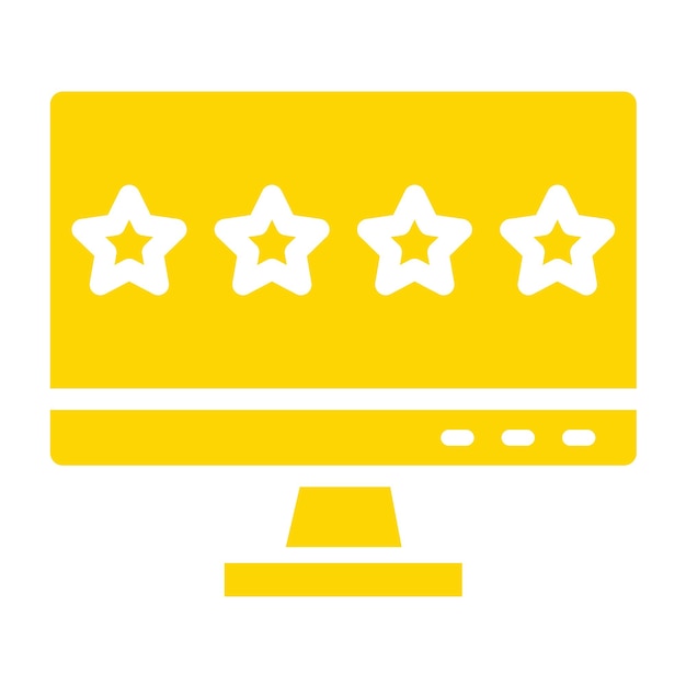 Evaluación del cliente Ilustración del diseño del icono vectorial