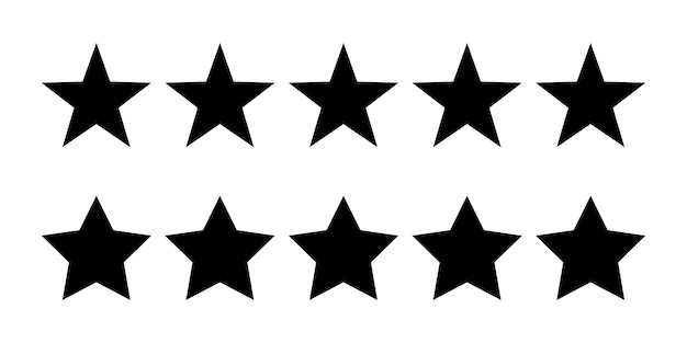 Evaluaciones de los clientes Clasificación de cinco estrellas Clasificacion de la calidad del producto
