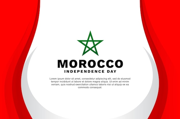Evento de fondo del Día de la Independencia de Marruecos