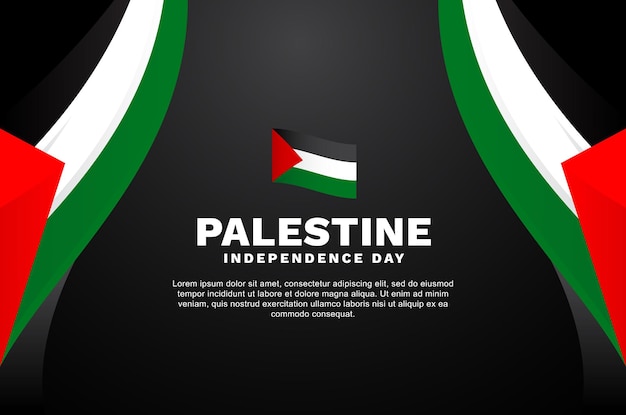 Evento de fondo del Día de la Independencia de Palestina