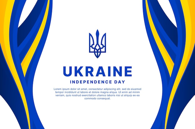 Evento de fondo del día de la independencia de ucrania
