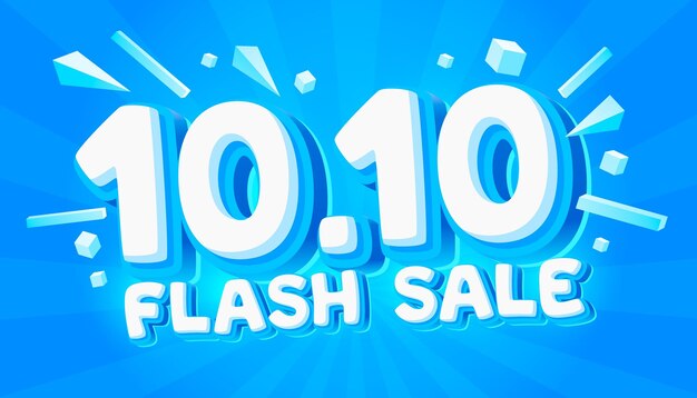 Evento de venta instantánea oferta de venta grande cartel de etiqueta ilustración vectorial