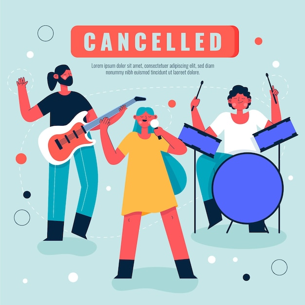 Eventos musicales cancelados