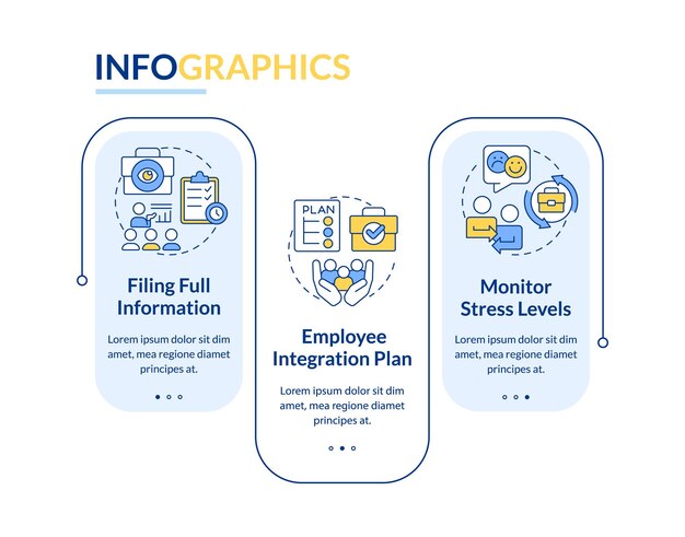 Evite la renuncia masiva de la plantilla de infografía de rectángulo de empleados