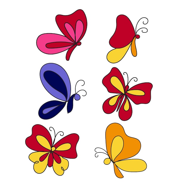 Excelente colección de mariposas