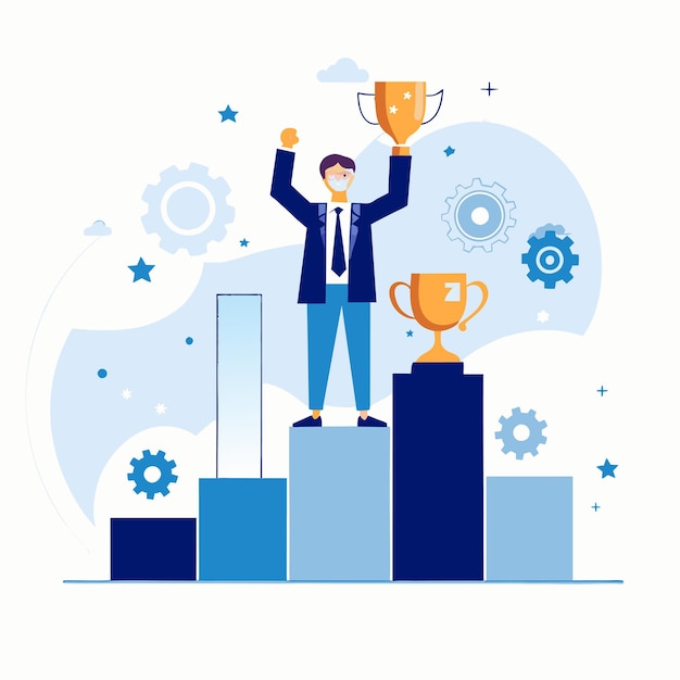 el éxito de la competencia empresarial superar los obstáculos