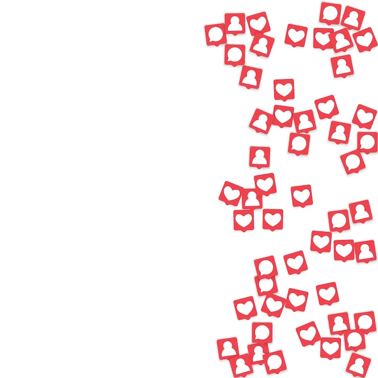 Vector experiencia en marketing de redes sociales.