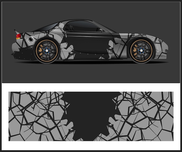 Experto en diseño de calcomanías para automóviles y diseño de rotulación de automóviles para ull wrap