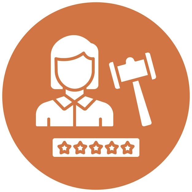 Experto en diseño vectorial Estilo de icono femenino