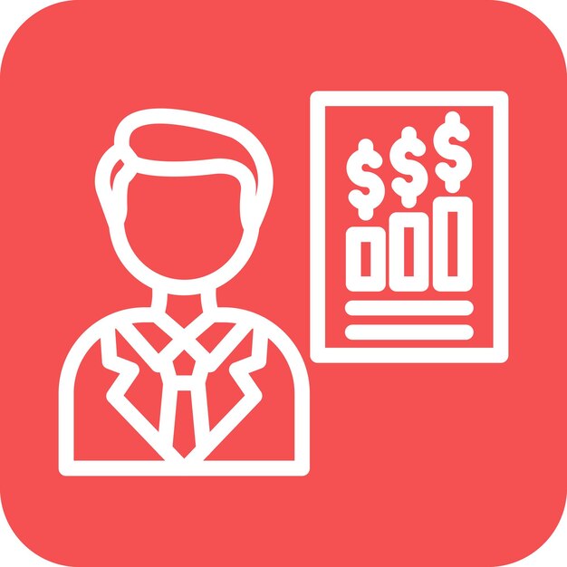 Experto en diseño vectorial Estilo de icono masculino