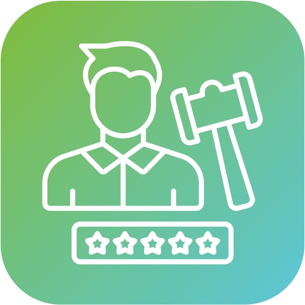 Experto en diseño vectorial Estilo de icono masculino
