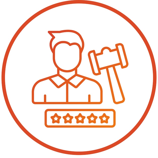 Experto en diseño vectorial Estilo de icono masculino