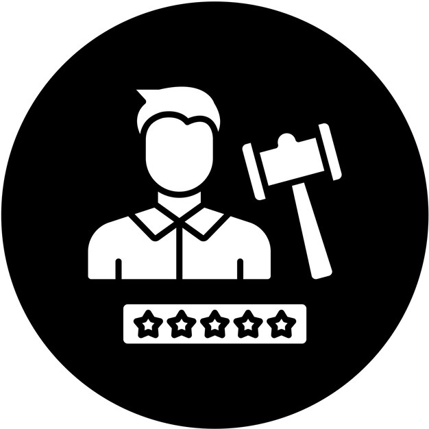 Experto en diseño vectorial Estilo de icono masculino