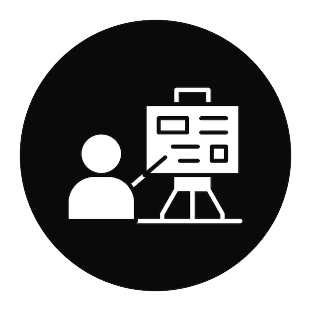 Explicación de la imagen vectorial del icono Se puede utilizar para el periodismo