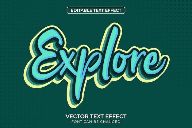 Explora el efecto de texto editable