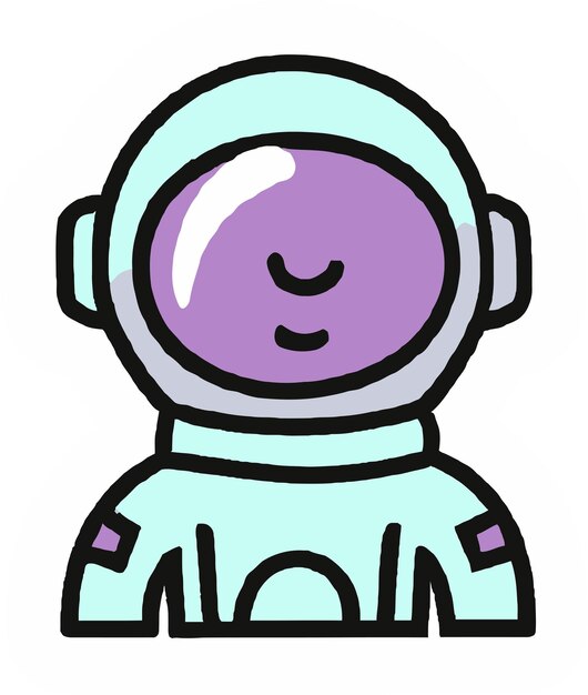 Exploración galáctica Un viaje en el espacio de Cartoon Astronaut039s