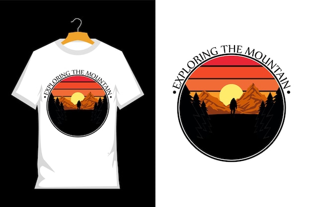 Explorando el diseño de la camiseta de la montaña