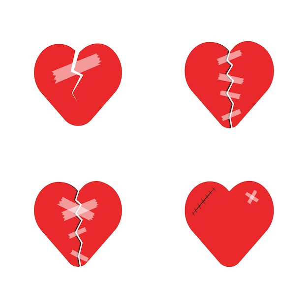 Explorando las formas del amor en el arte vectorial