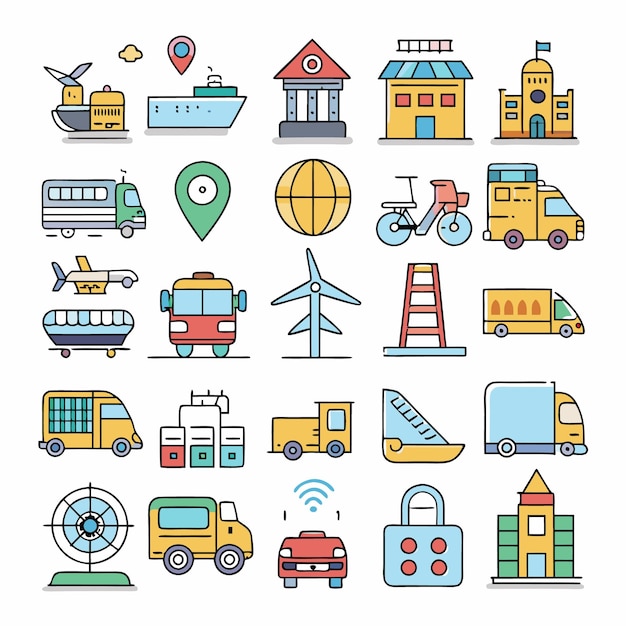 Explorando varios tipos de vehículos Guía ilustrada del transporte moderno