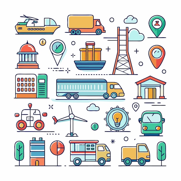Explorando varios tipos de vehículos Guía ilustrada del transporte moderno
