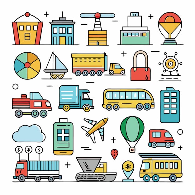 Explorando varios tipos de vehículos Guía ilustrada del transporte moderno